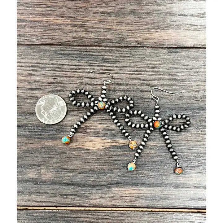 Handmade Bow Earrings