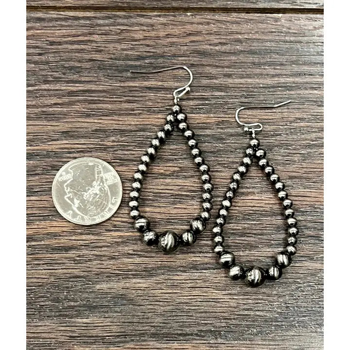 Handmade Polish Navajo Bead Earrings