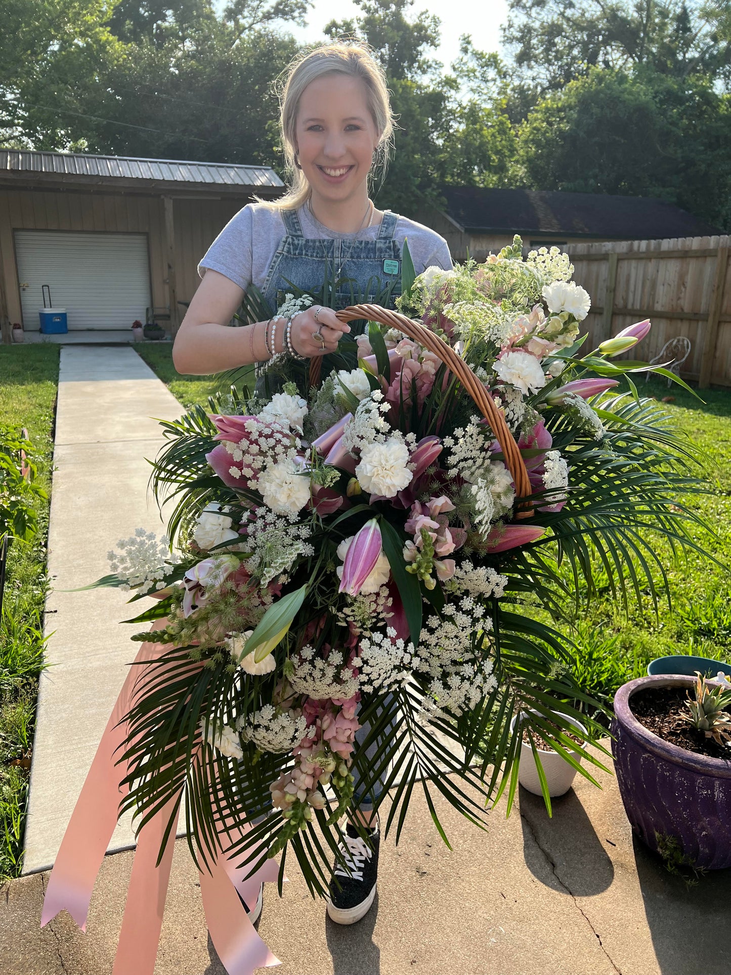 Sympathy Basket Spray