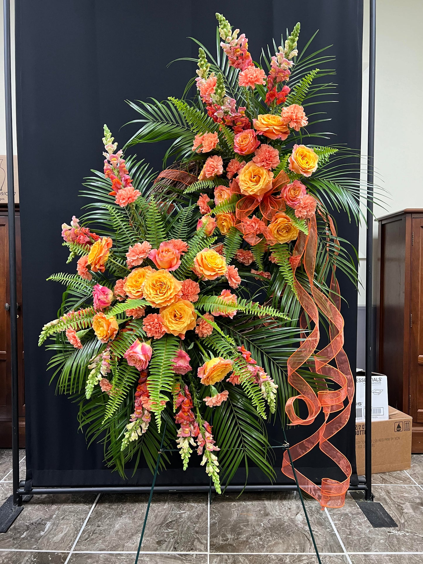 Wreath Spray with Roses