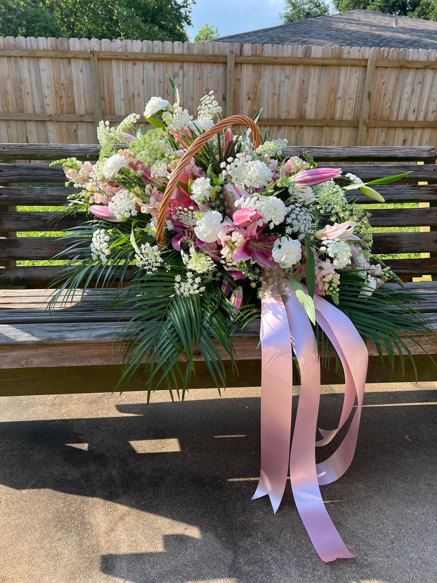 Sympathy Basket Spray