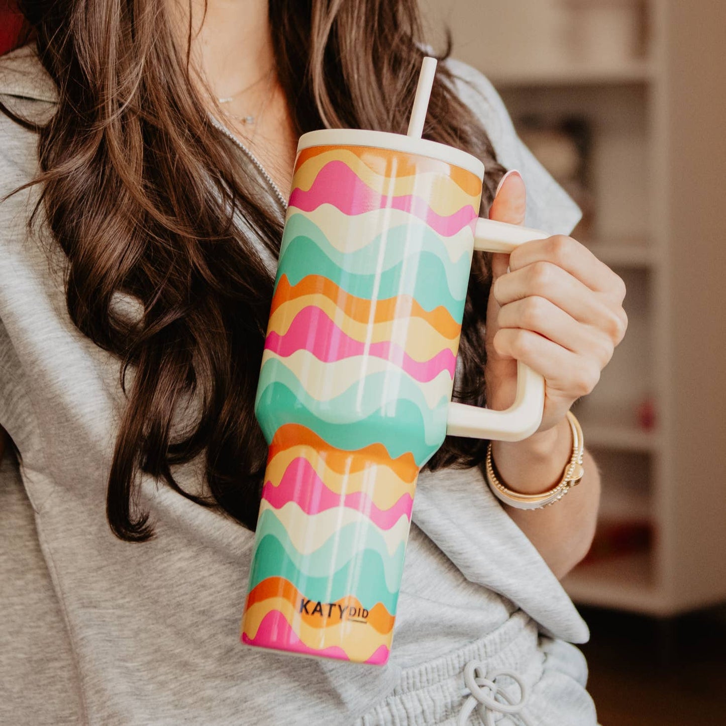 Neon Abstract Colors 38 Oz Tumbler Cup