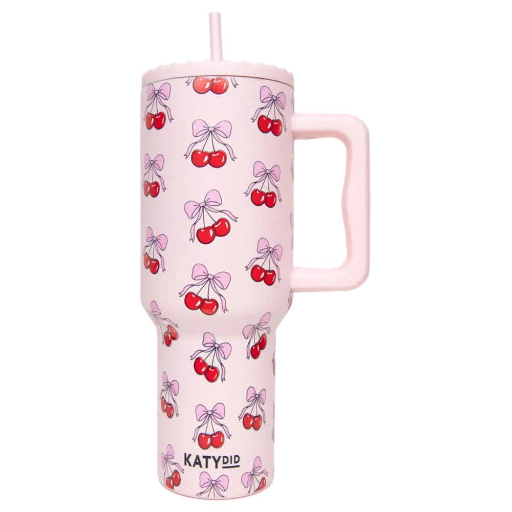Cherry Bow Wholesale 38 Oz Valentine's Tumbler Cup
