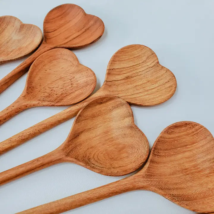 Best Grandma Ever Wooden Heart Spoon