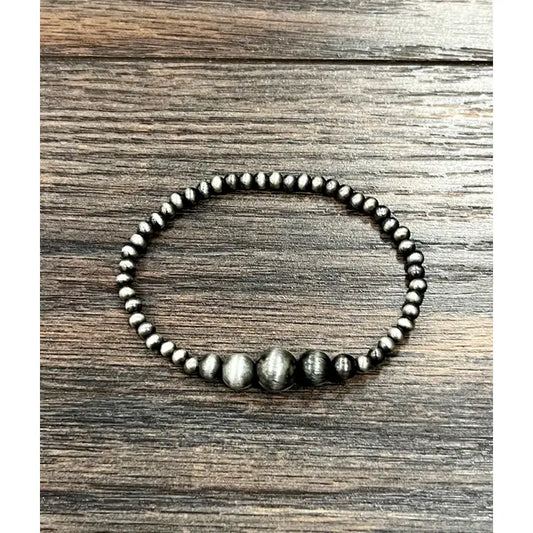 Handmade Navajo Bead Stretch Bracelet