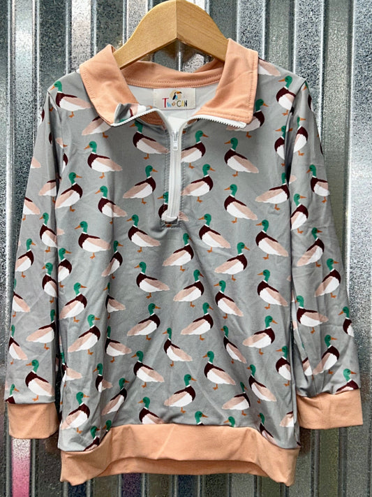 Duck Quarter Zip by TwoCan