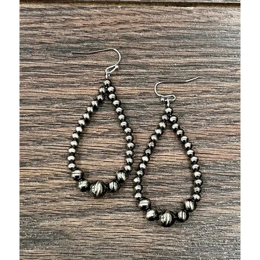 Handmade Polish Navajo Bead Earrings