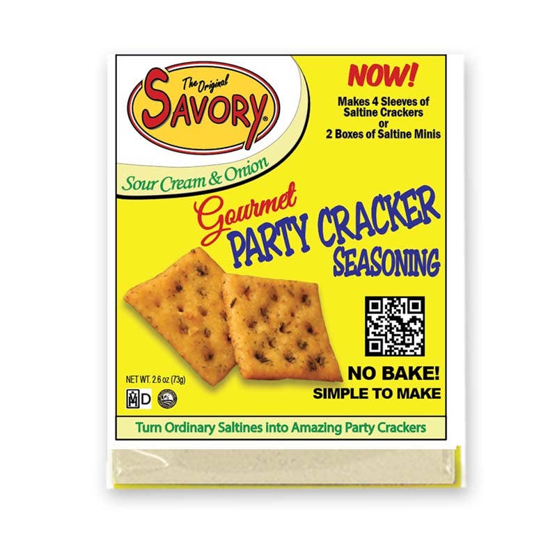 Savory Party Cracker Seasoning - Sour Cream & Onion (25 ct)