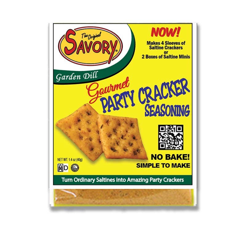 Savory Party Cracker Seasoning - Garden Dill (25 count)