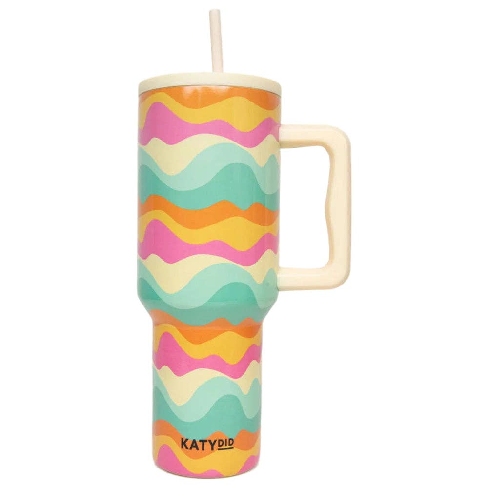 Neon Abstract Colors 38 Oz Tumbler Cup