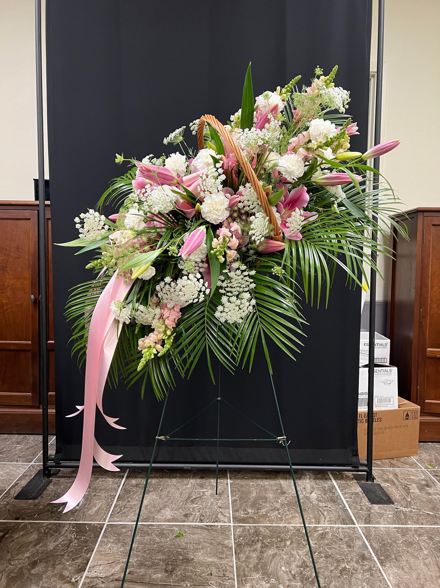 Sympathy Basket Spray