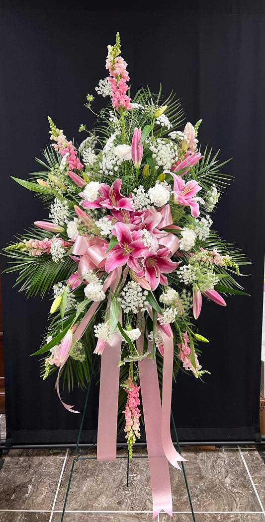 Star Gazer Lily Standing Spray